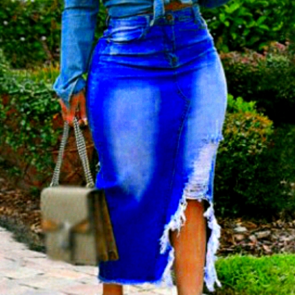 Jean skirt